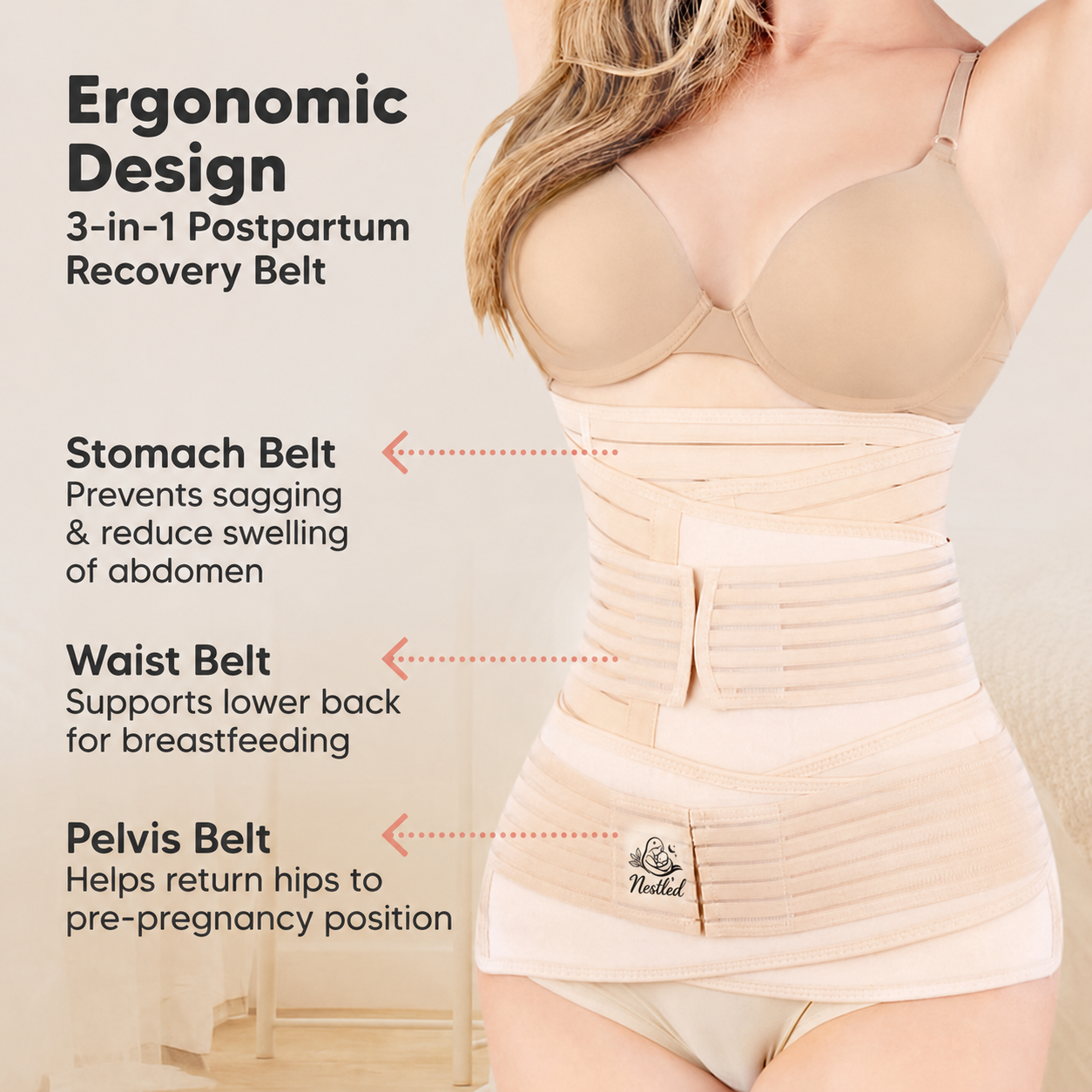 3-in-1 Postpartum Recovery Band Set